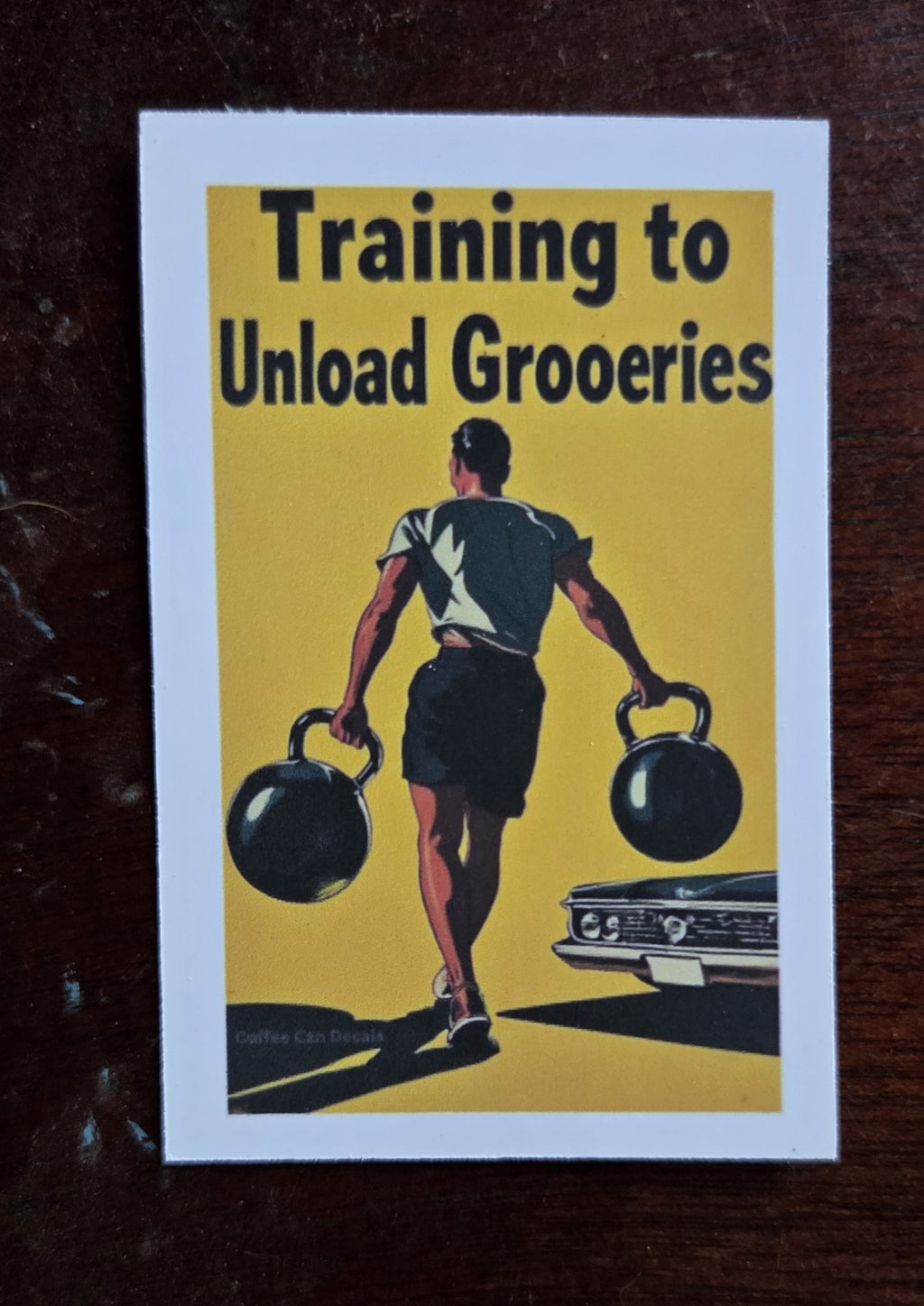 Training to Unload Groceries Sticker