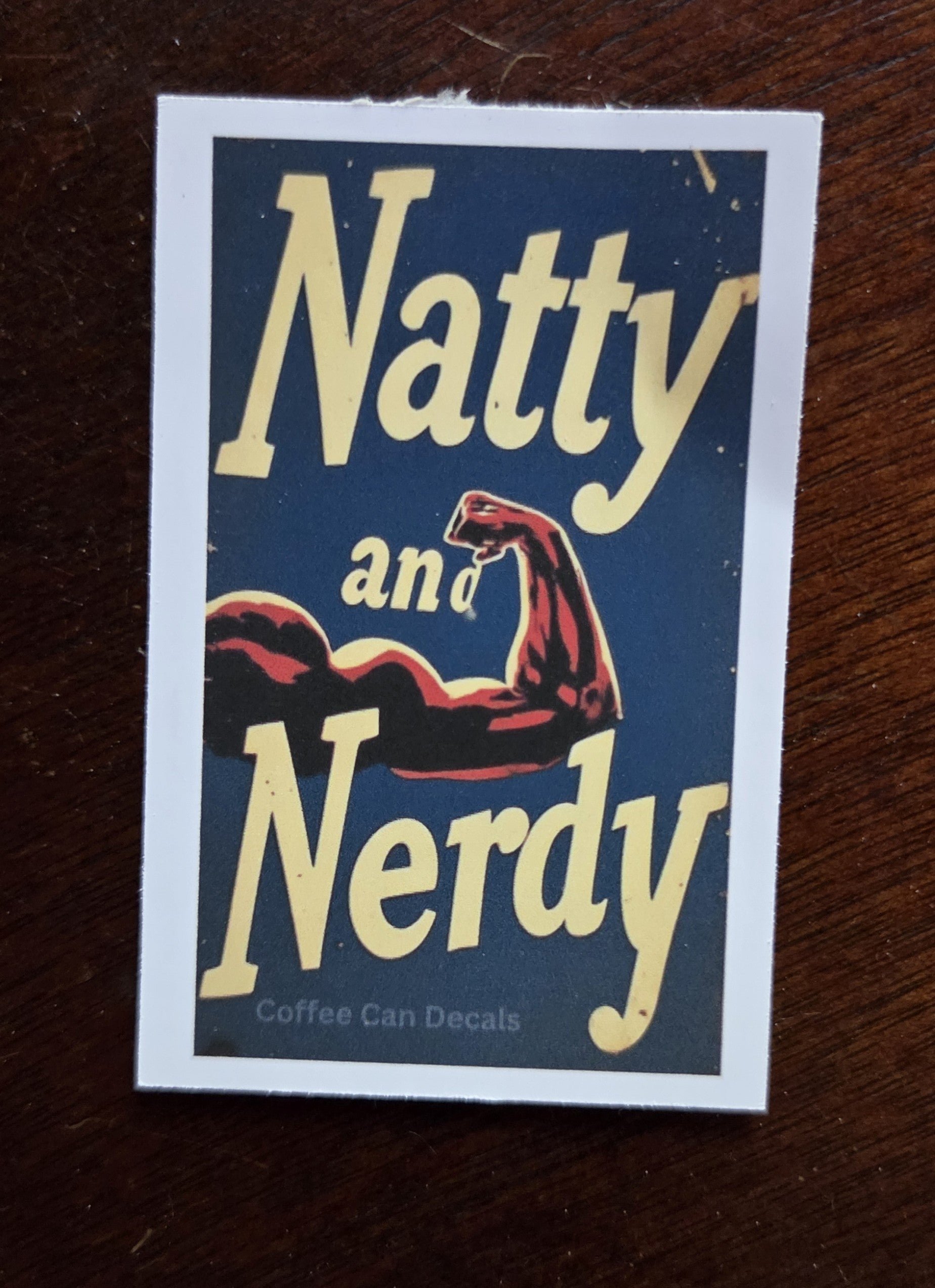 Natty and Nerdy Sticker