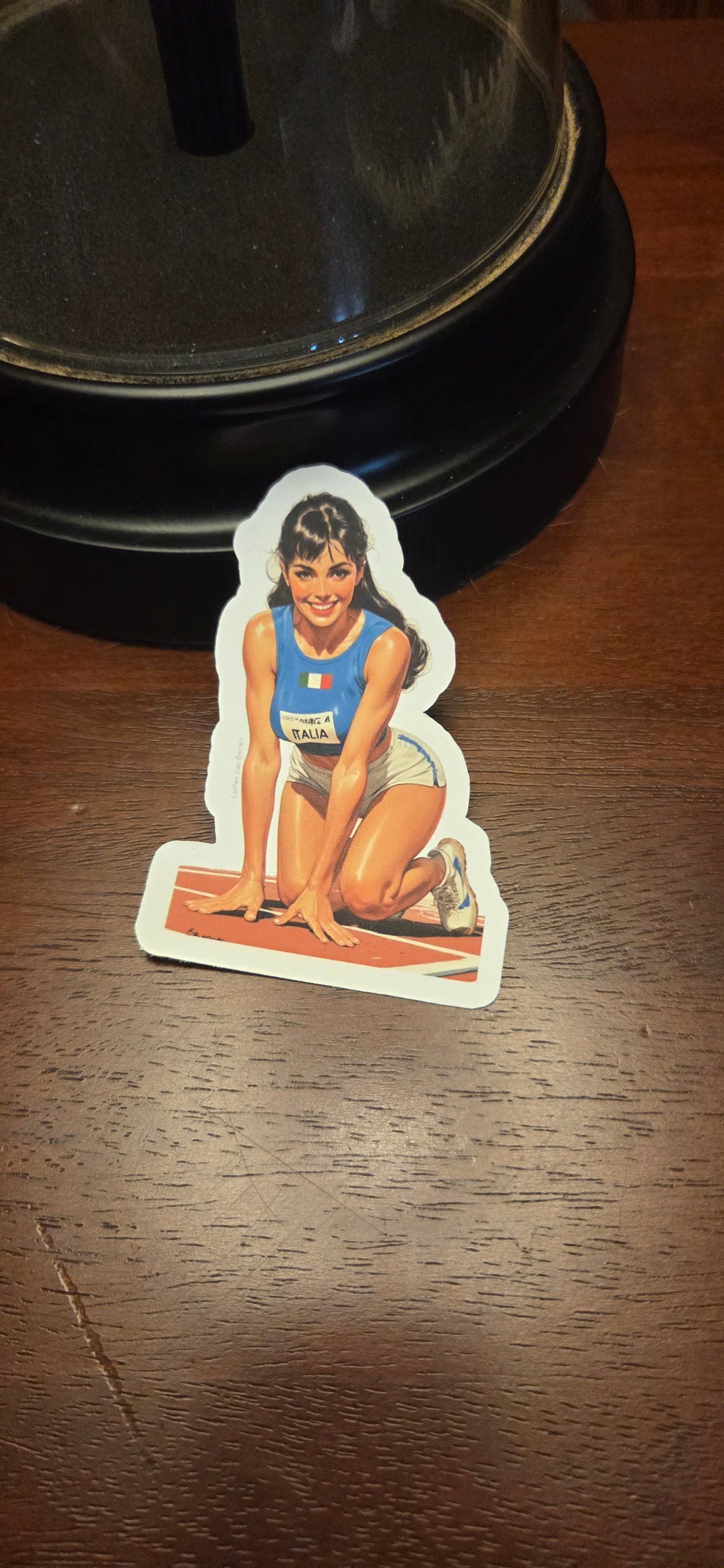 Italian Sprinter Pin Up