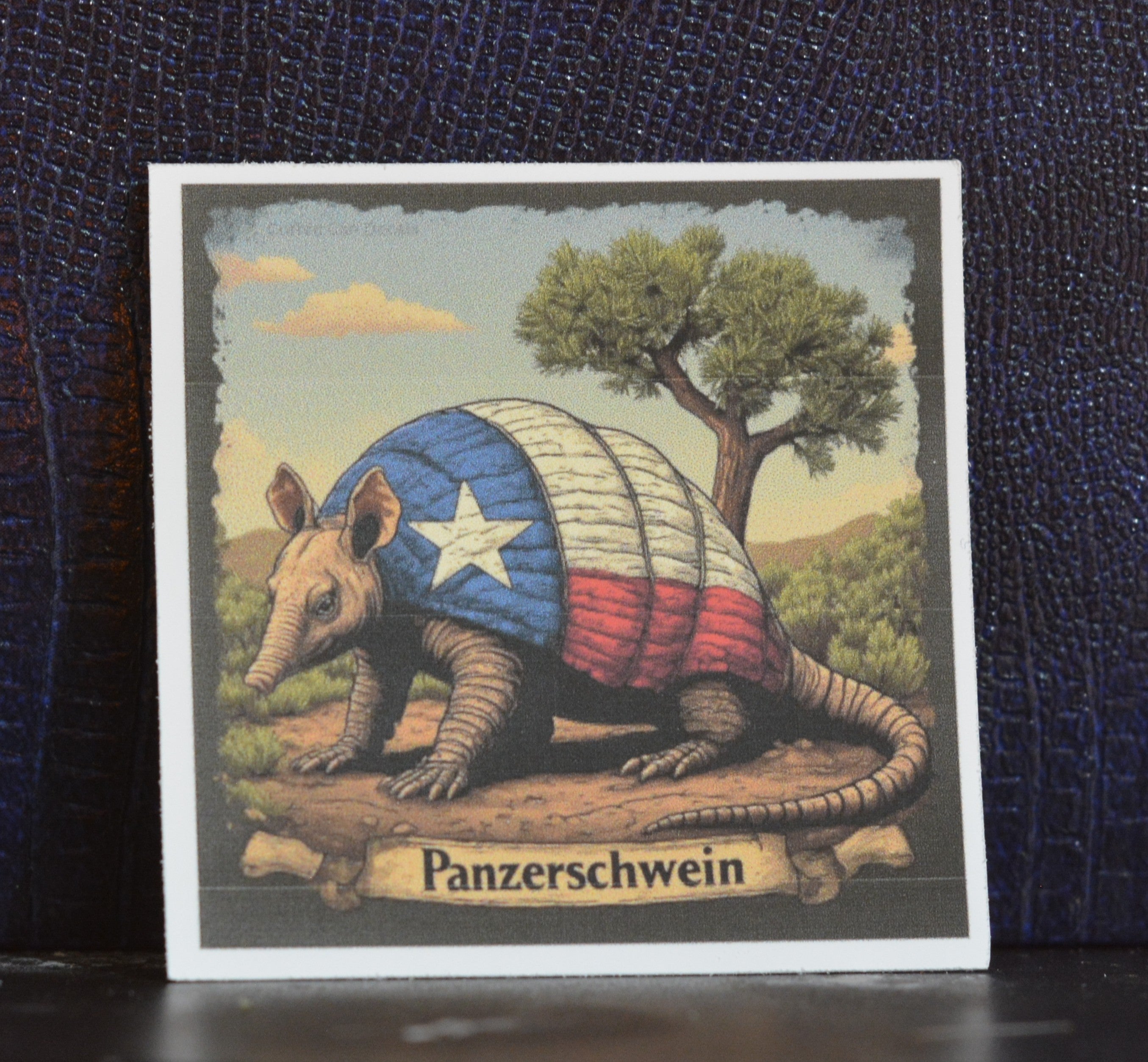 Texas Armadillo Sticker