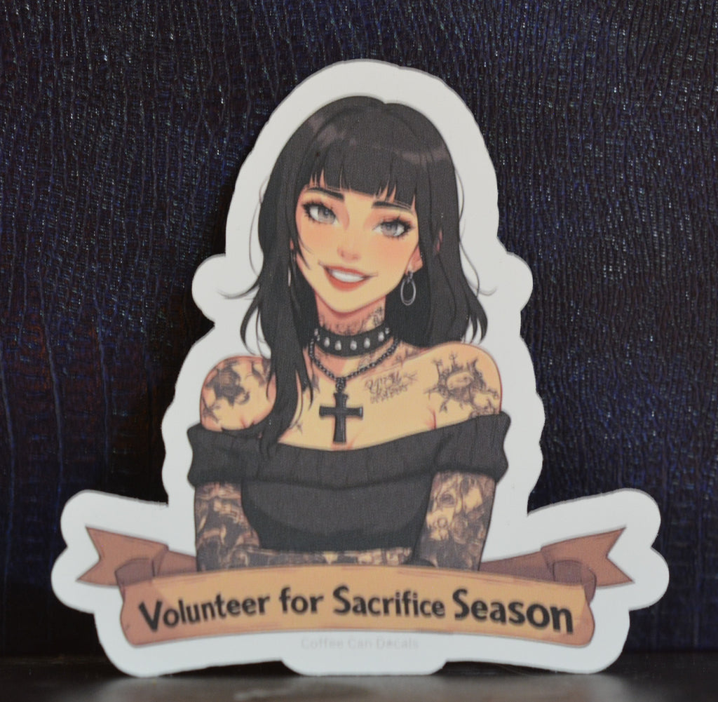 Goth Halloween Sticker