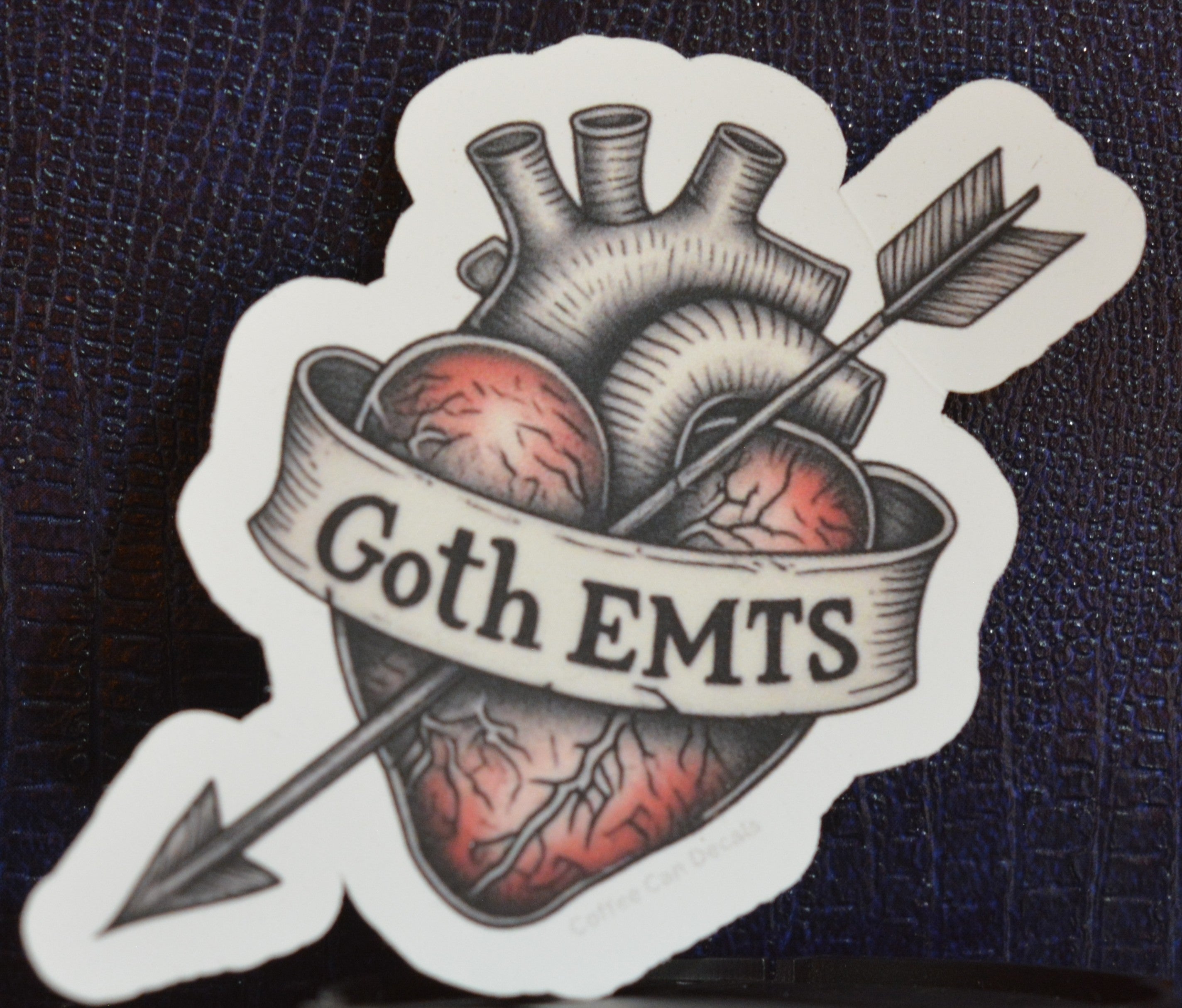 I Heart Goth EMTs Sticker
