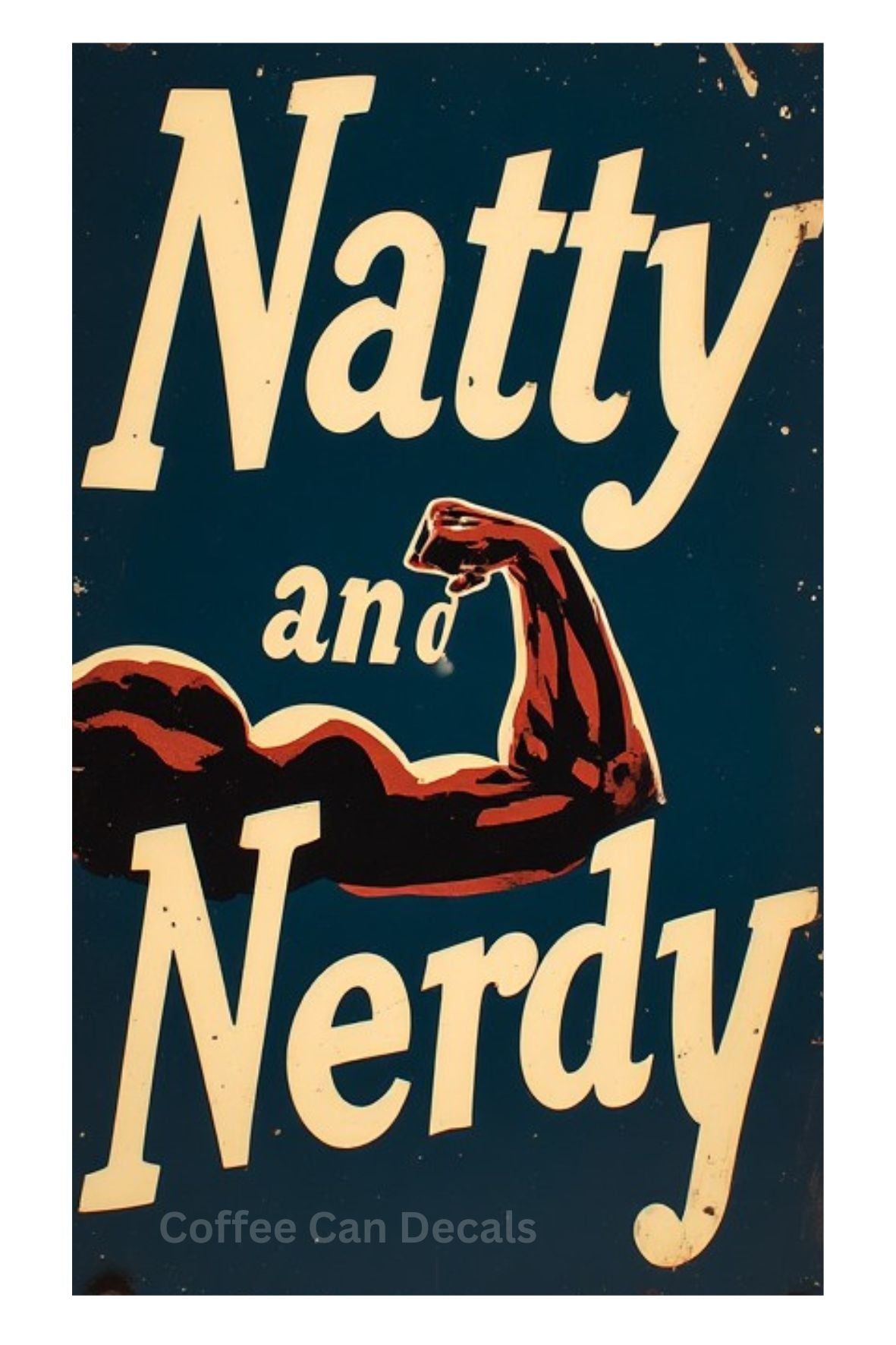 Natty and Nerdy Sticker