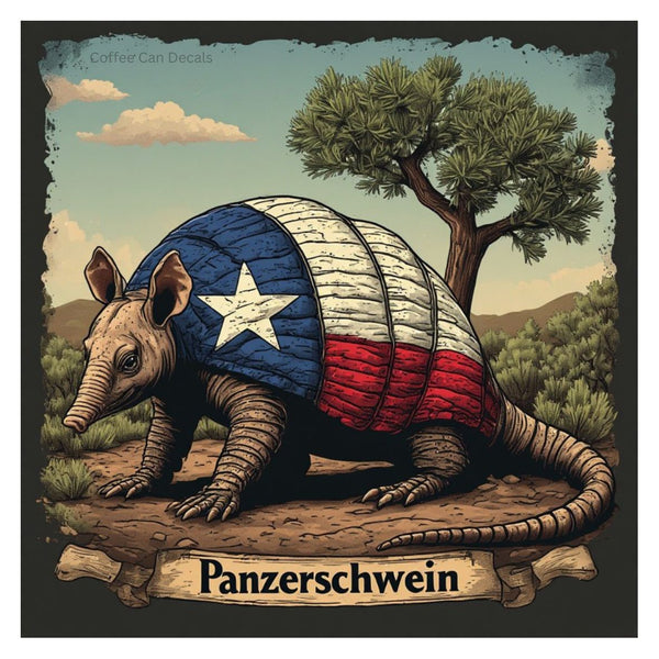Texas Armadillo Sticker