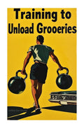 Training to Unload Groceries Sticker