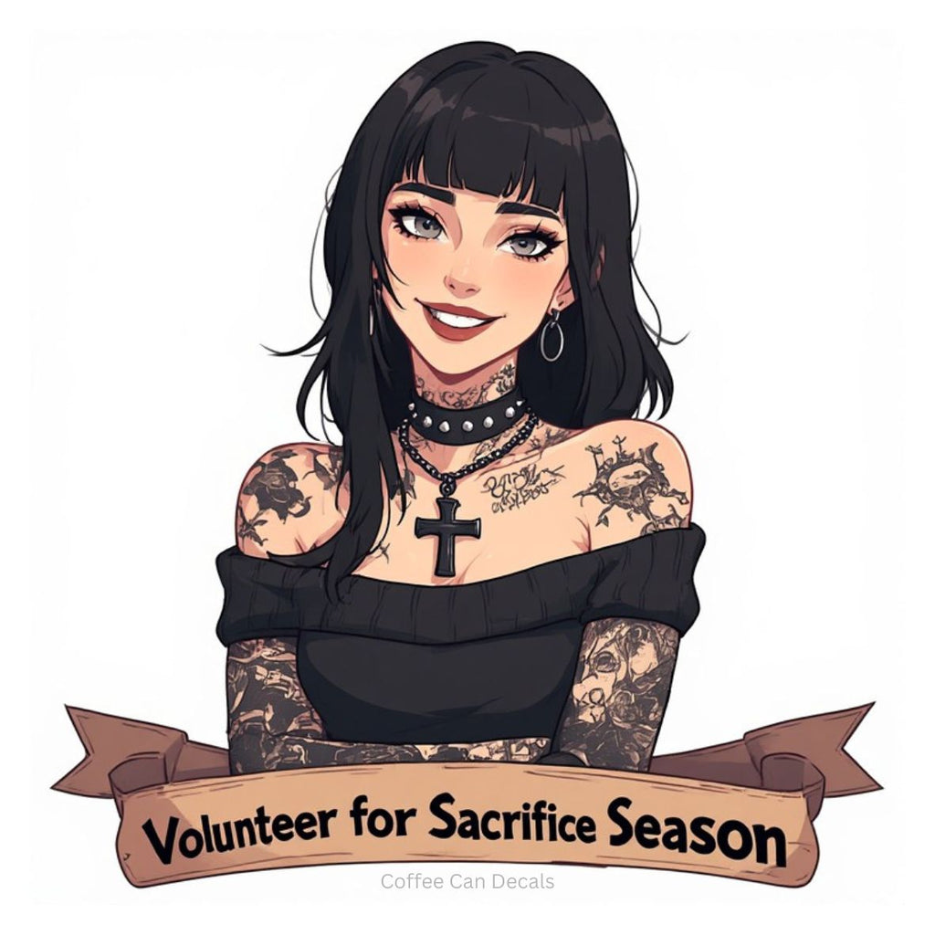 Goth Halloween Sticker