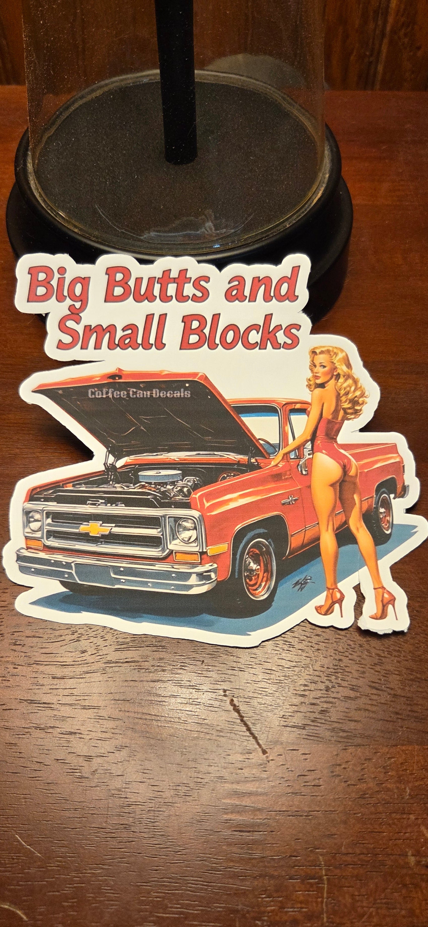 Big Butts and Small Blocks Pin Up