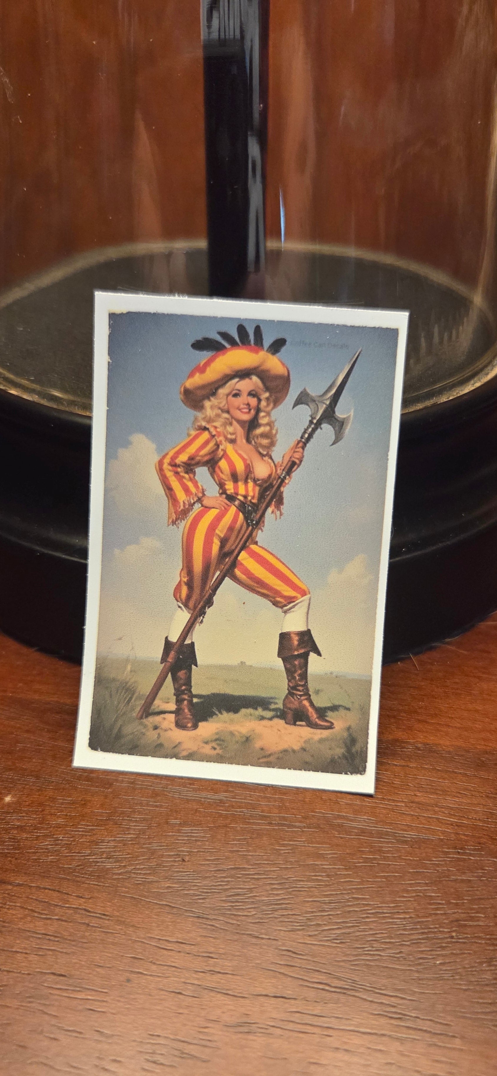 Blonde Landsknecht German Pin Up