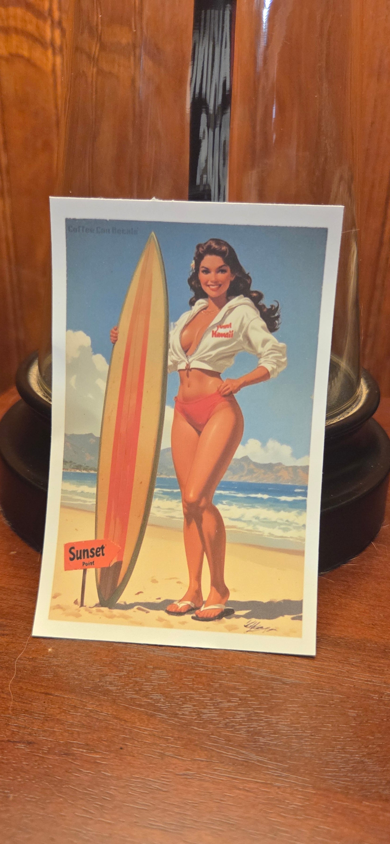 North Island, Oahu Hawaii Pin Up