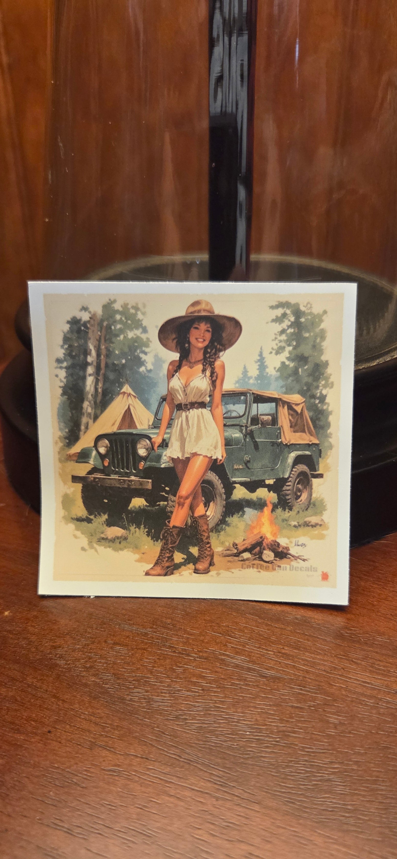 Jeep Girl Sticker