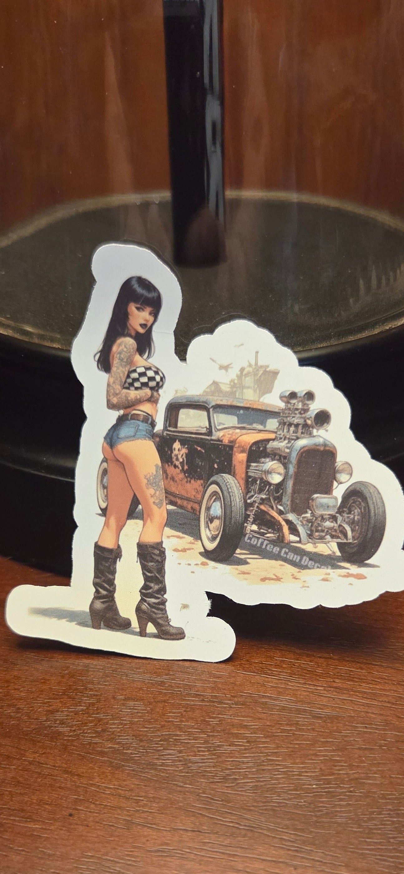 Goth Rat Rod Pin Up Girl