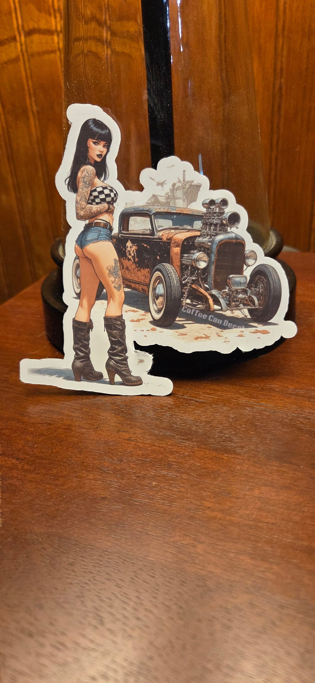 Goth Rat Rod Pin Up Girl
