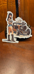 Goth Rat Rod Pin Up Girl