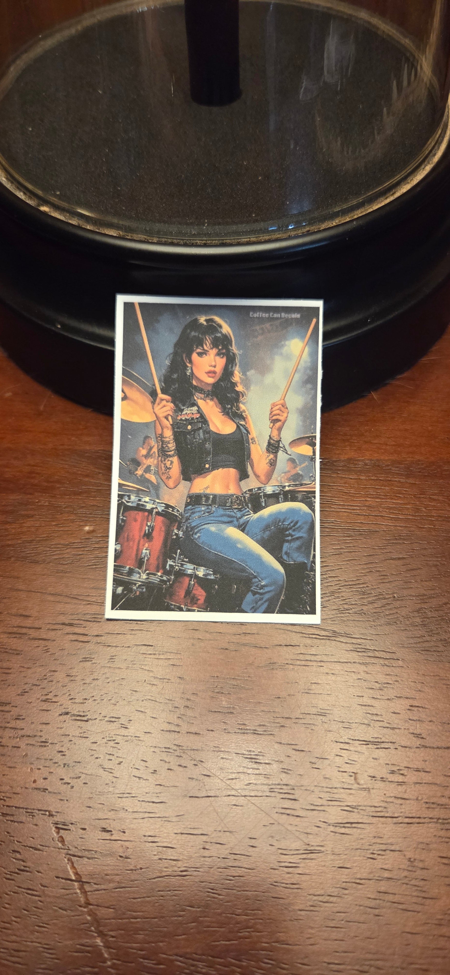 Metal Drummer Pin Up