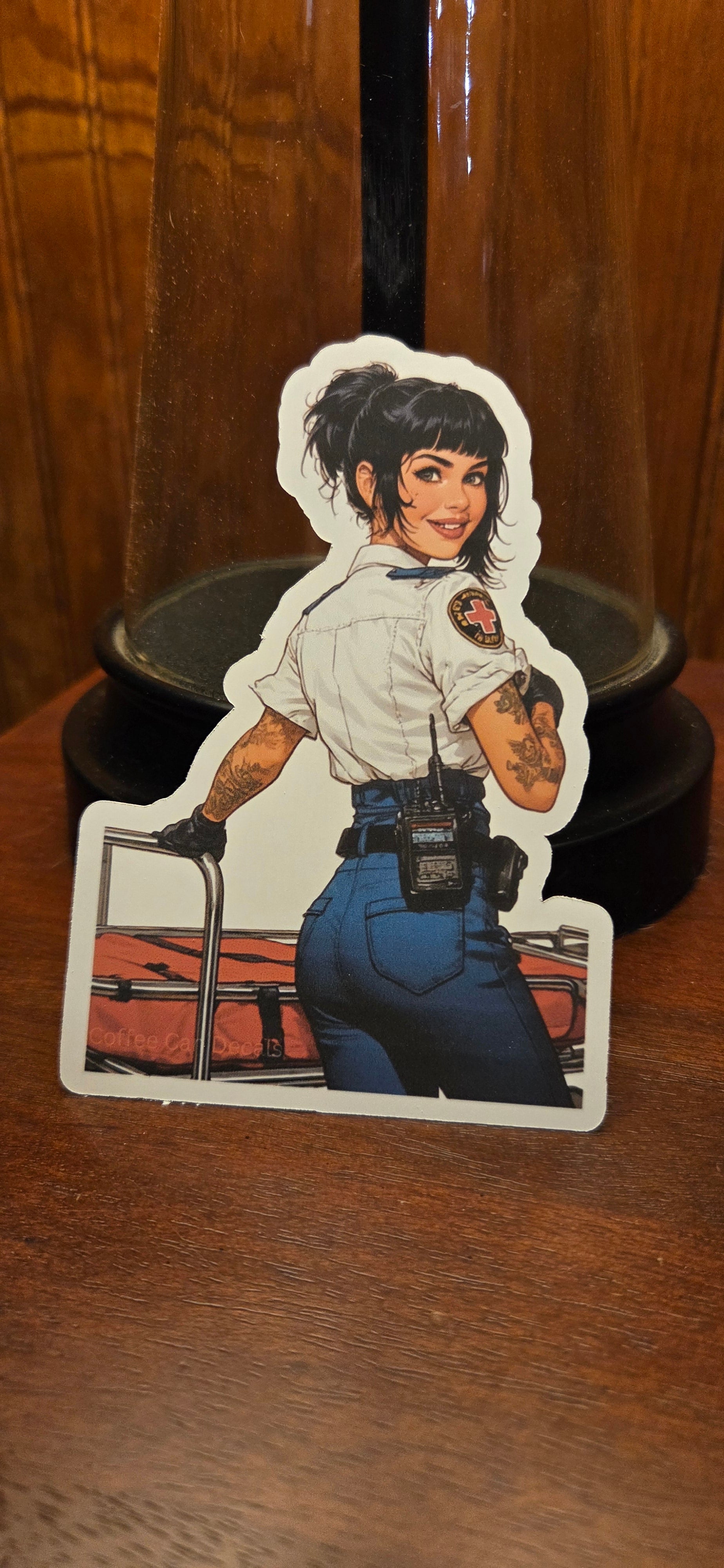Goth Paramedic Sticker