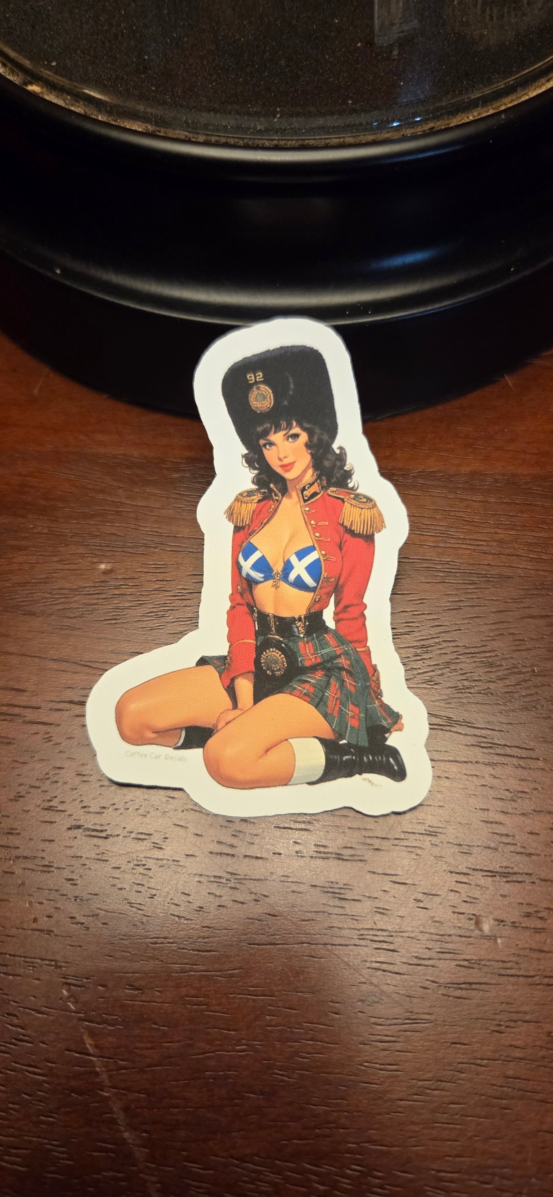 British Army Scottish Pin Up