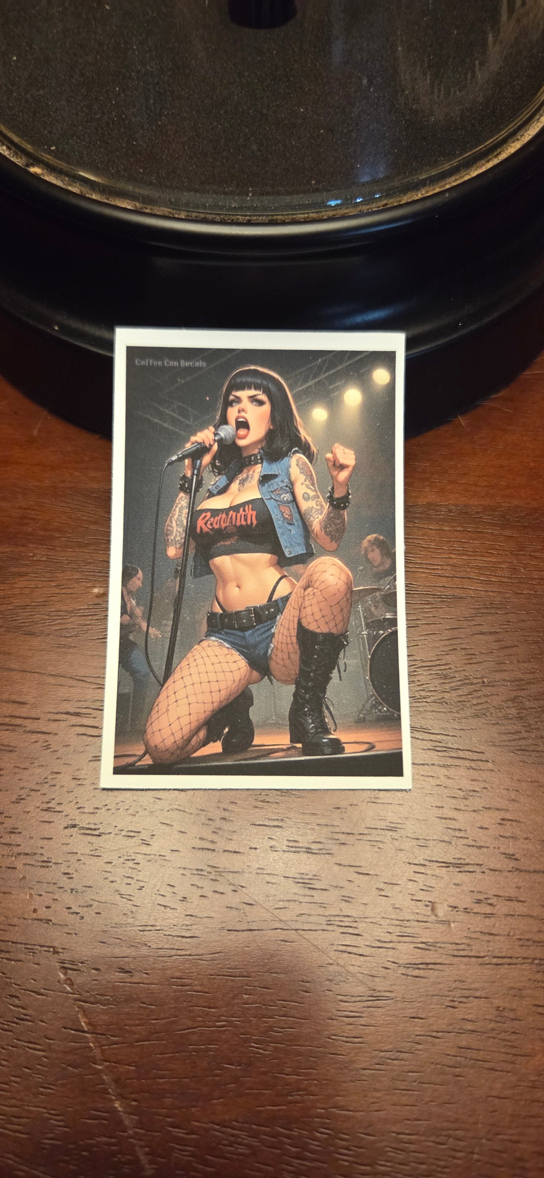 Goth Death Metal Pin Up