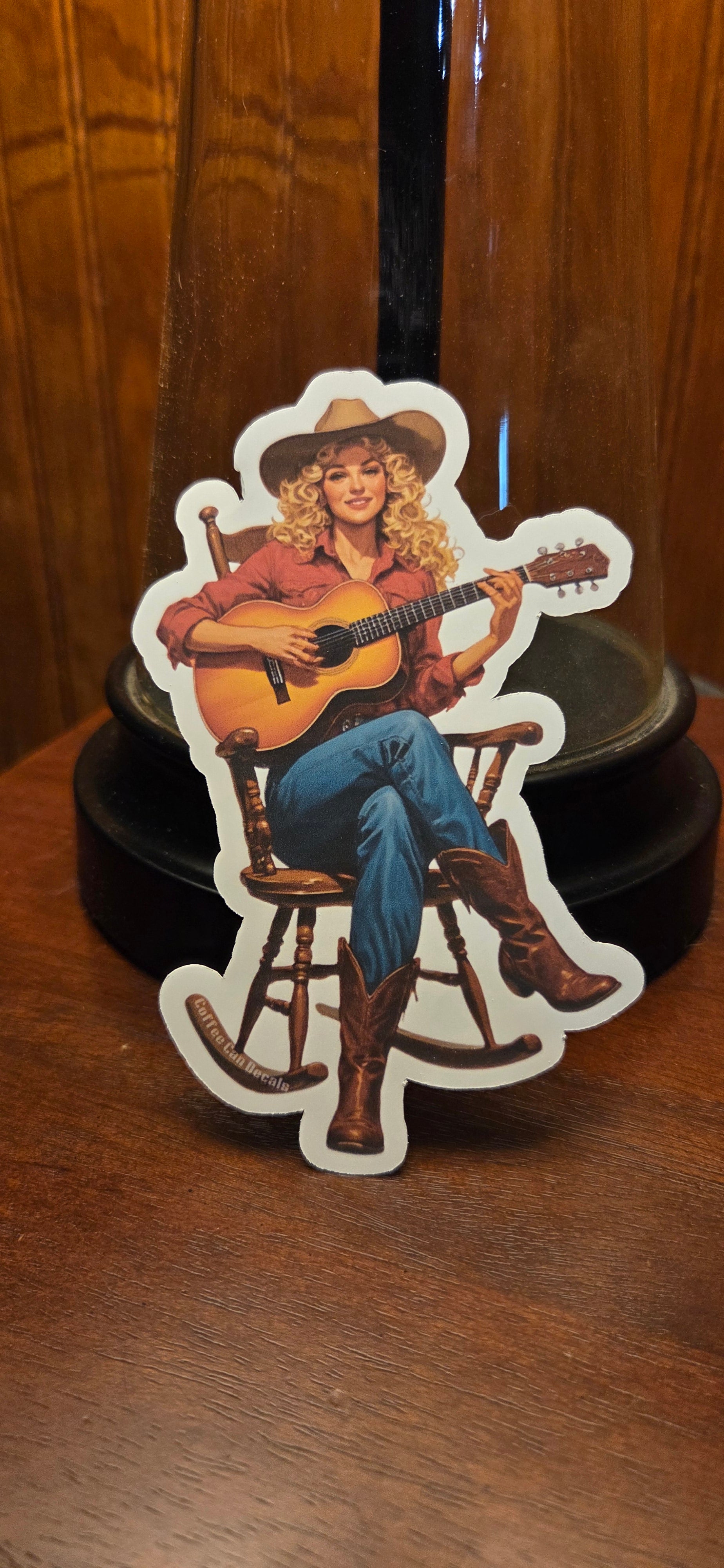 Country Guitar Pin Up