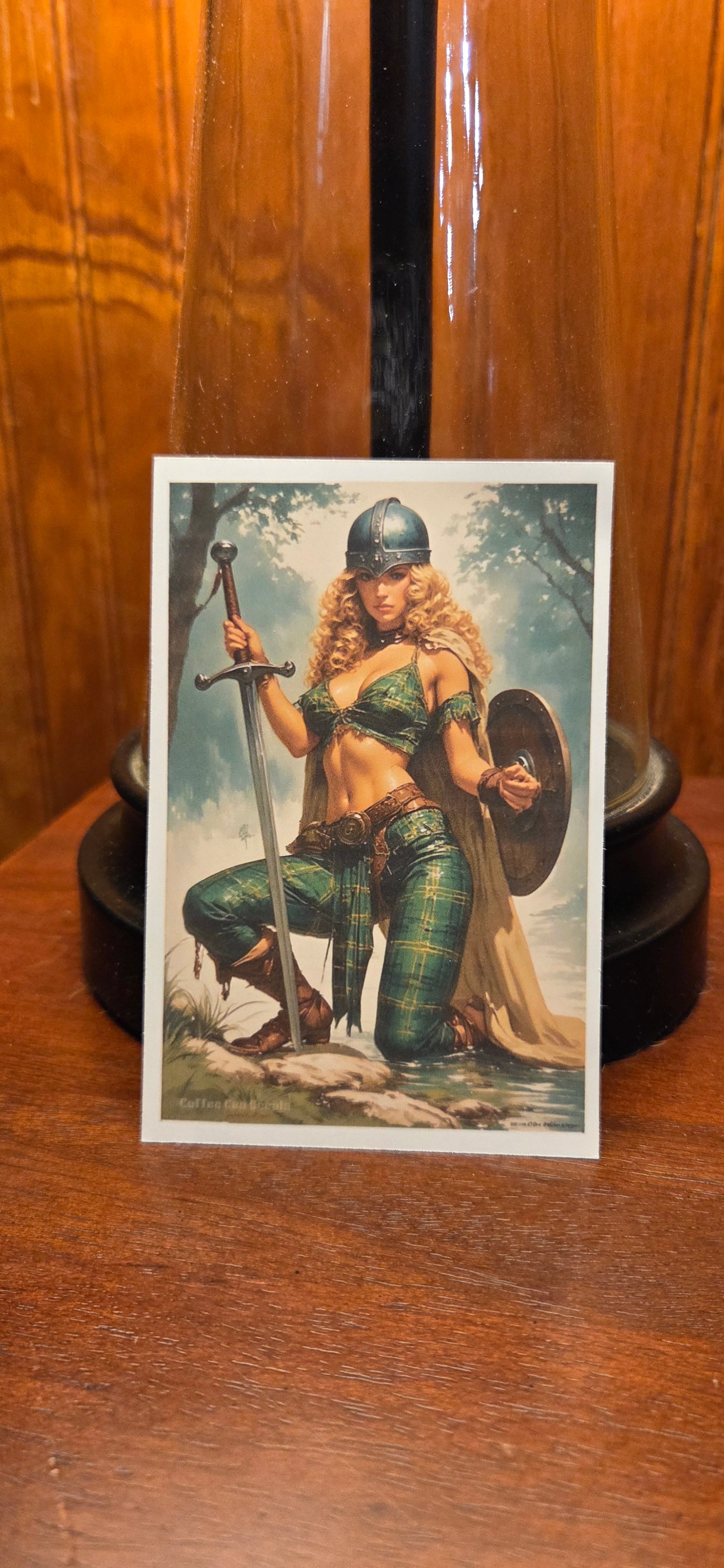 Gallic / Celtic Warrior Pin Up