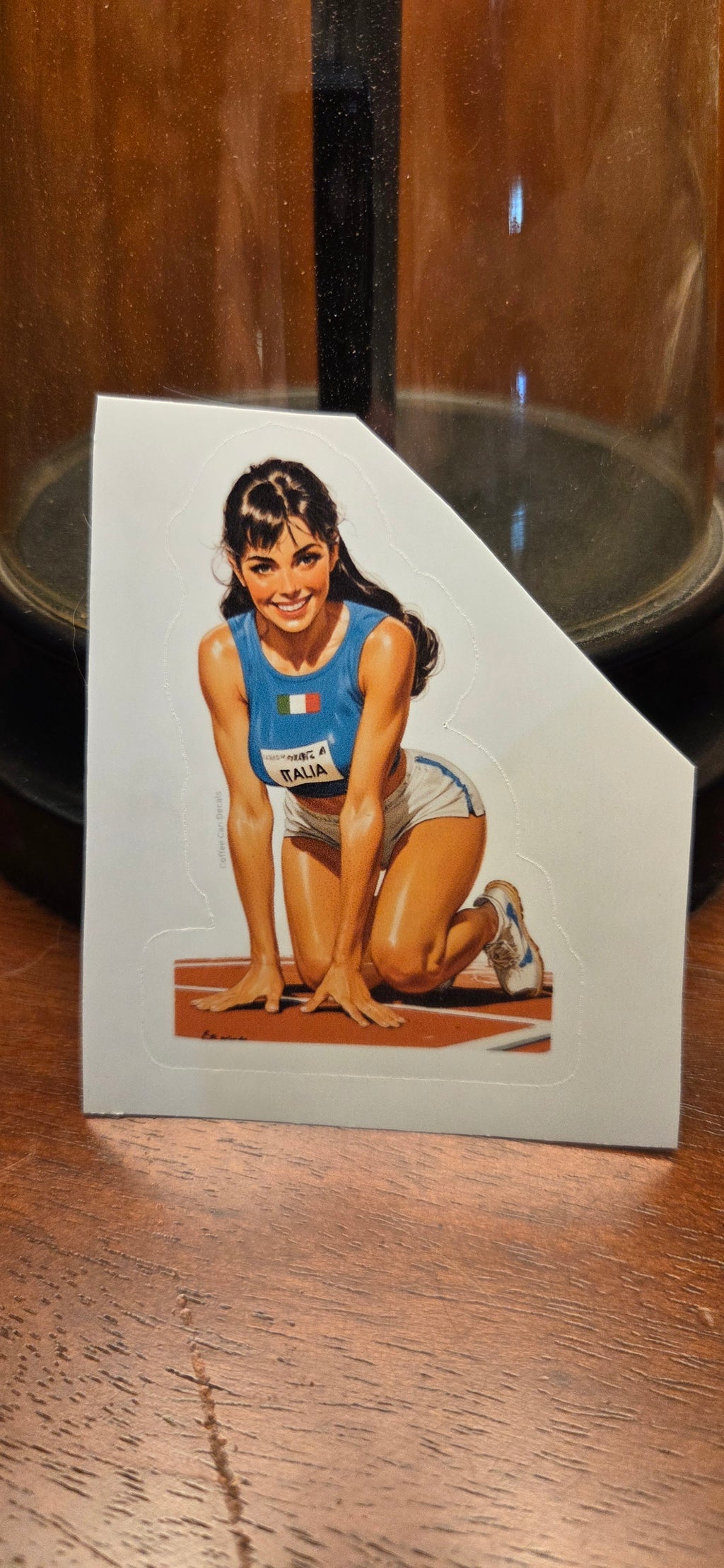 Italian Sprinter Pin Up