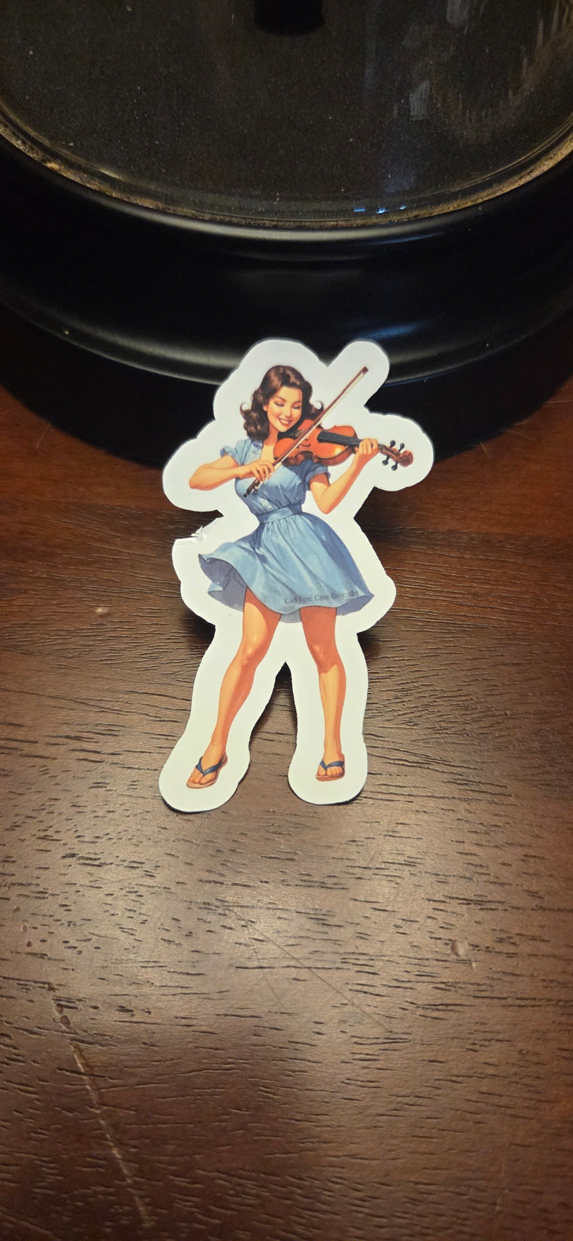 Violinist / Fiddler Pin Up