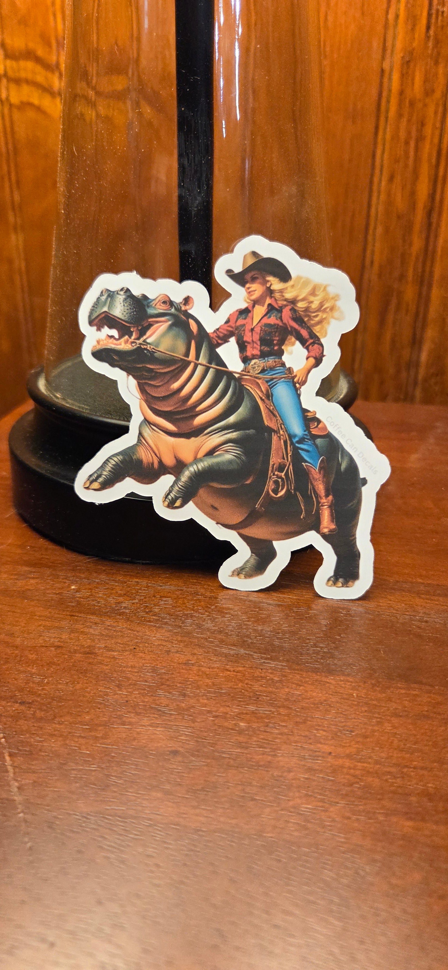 Hippo Cowgirl
