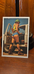 Safety Girl Pin Up
