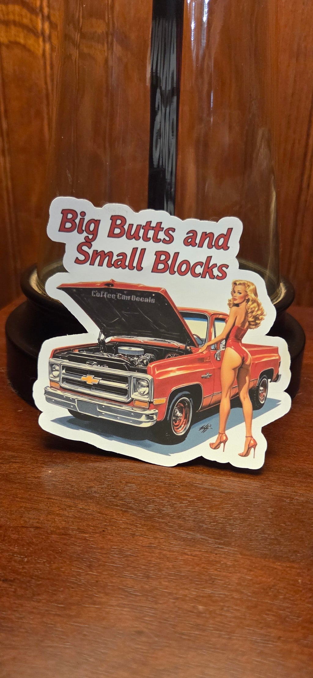 Big Butts and Small Blocks Pin Up