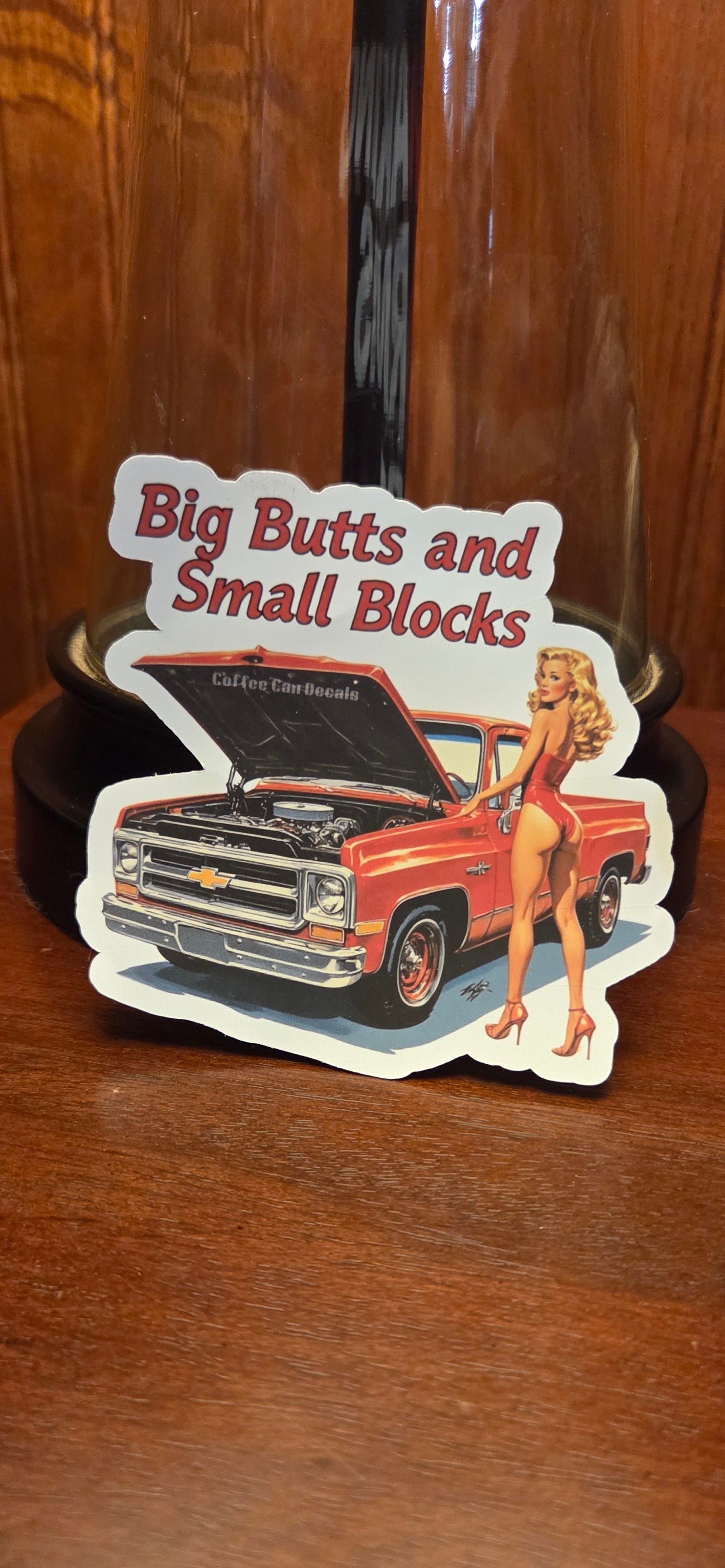 Big Butts and Small Blocks Pin Up