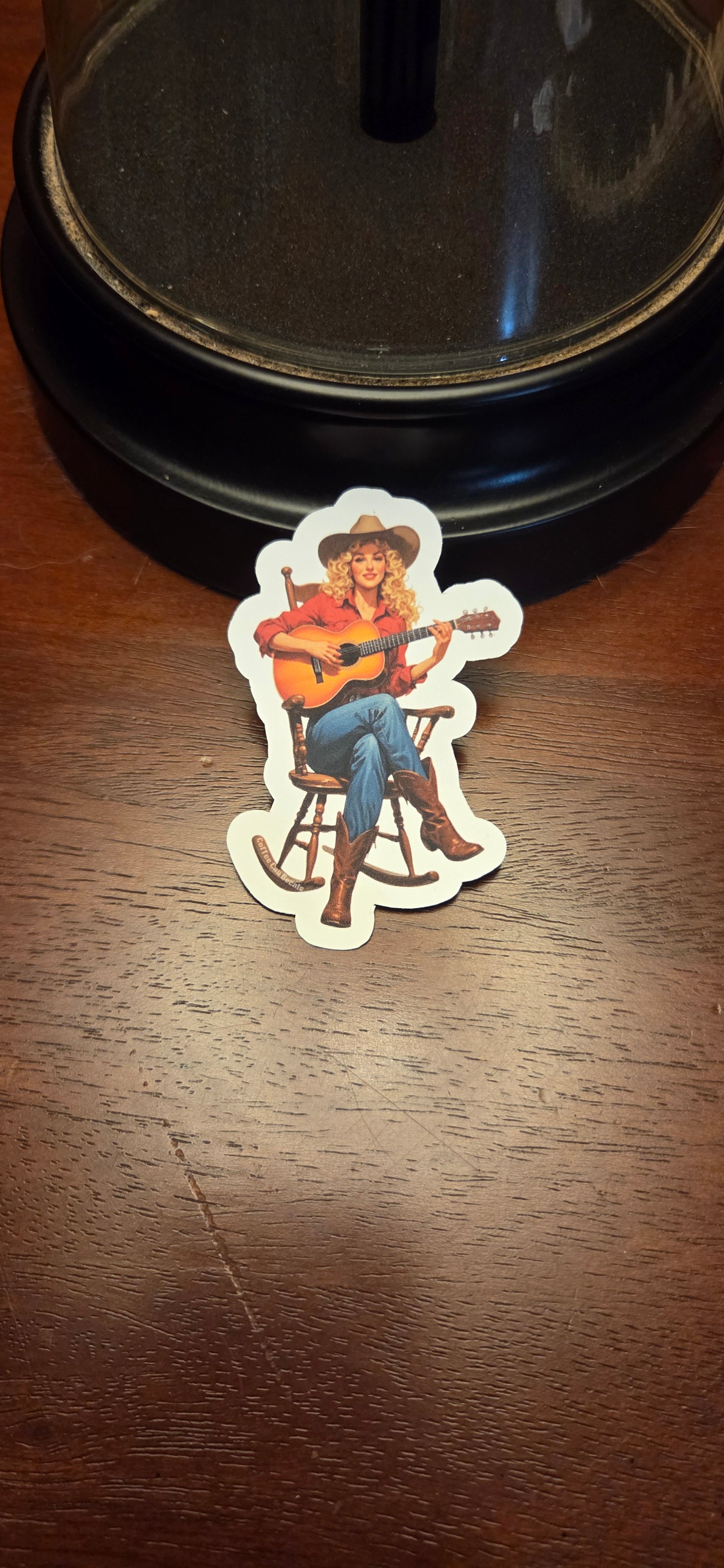 Country Guitar Pin Up